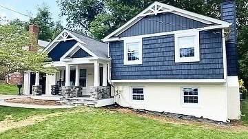 Remodeled house exterior