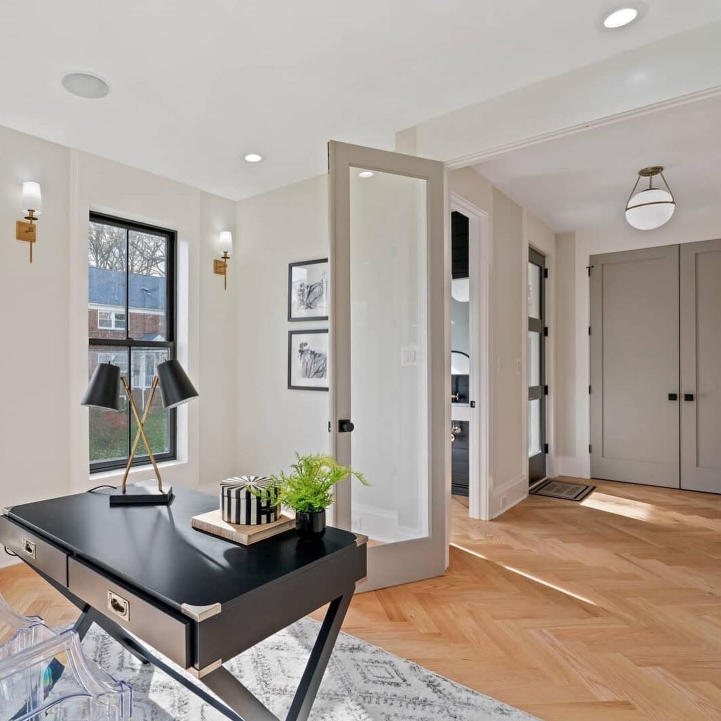 Basement walkout under construction